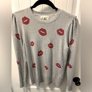 5/$25 Item Marled Lips Sweater